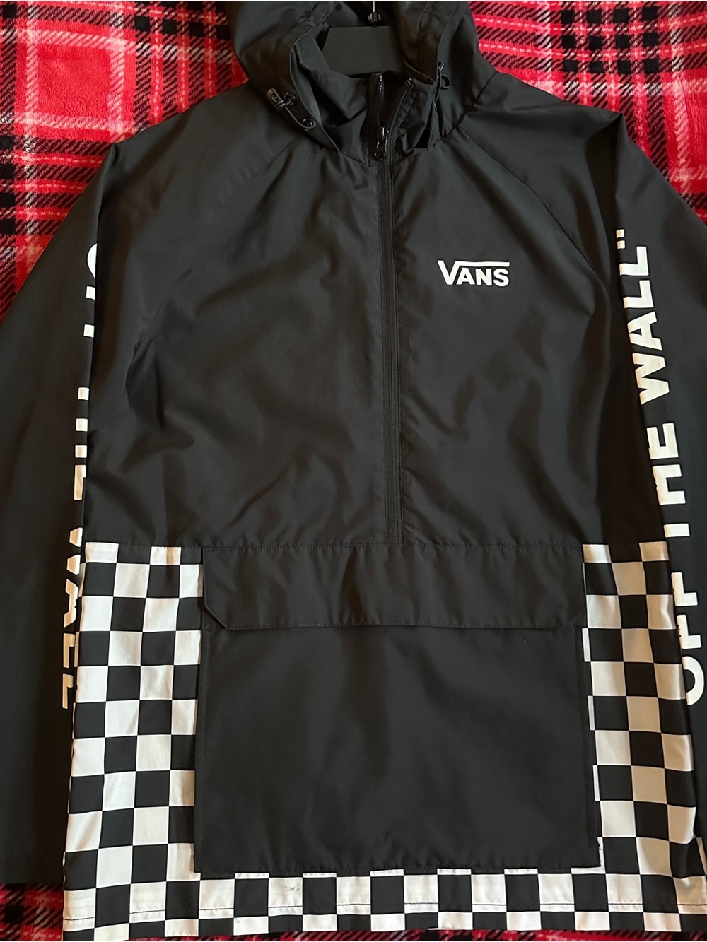 Vans Men's Black Checkerboard Jacket - Picture 1 of 5